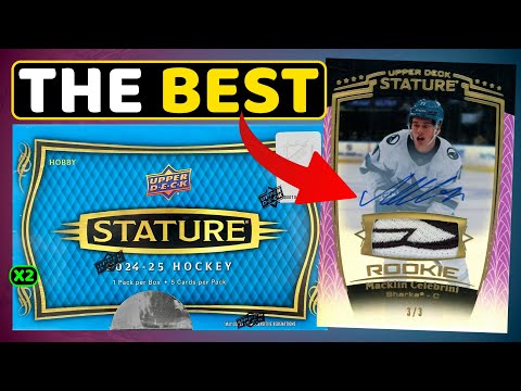 Stature Has PEAKED! - 2024-25 Upper Deck Stature Hockey Hobby Box Break x2