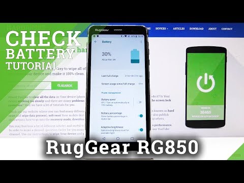 How to Turn On Battery Percentage in RUGGEAR RG850 – Show Battery Level