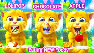 Talking Ginger Eating Healthy Food 🍎🍓🍒 | talking ginger 2 eat with me | EAT WITH ME |