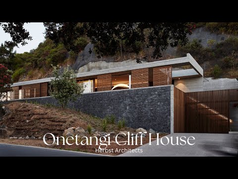 An Island Beach House Carved into a Cliff is New Zealand's Coastal Home of the Year