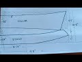 HOW TO DRAFT A SHIRT COLLAR PATTERN DETAILED BEGINNER FRIENDLY DIY