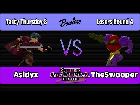 Tasty Thursday 8: Asidyx (Marth) Vs. TheSwooper (Samus) - LR4