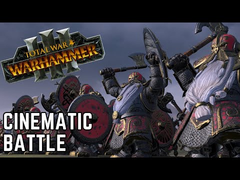 Dwarfs VS Greenskins  - Cinematic Battle (Total War: WARHAMMER)