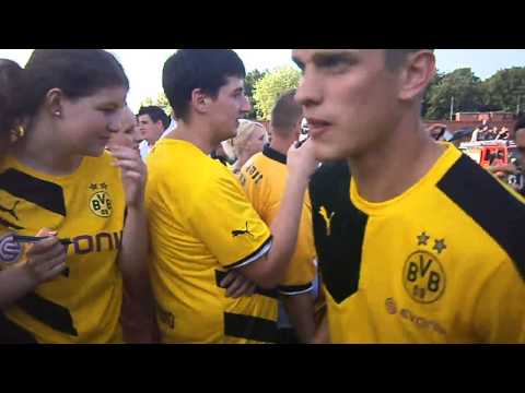 VfL Rhede - Borussia Dortmund 2015 Einlaufen