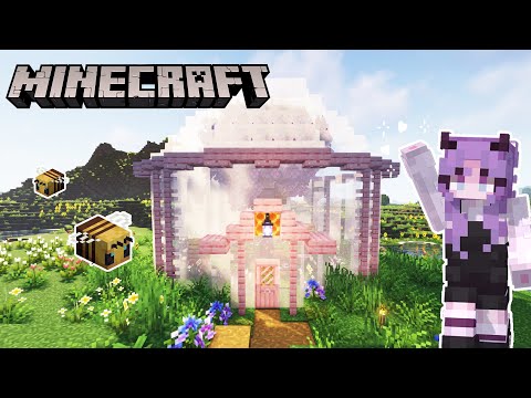 🌼Ultimate Bee Farm Build - Minecraft 1.20!