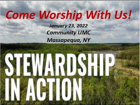 CUMC of Massapequa - Sunday Worship Service - January 23, 2022