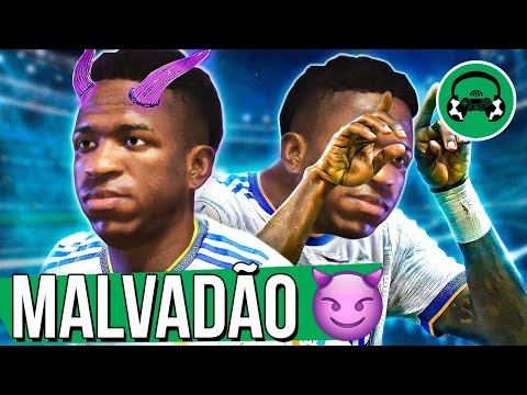 ♫ VINÍCIUS JR: MALVADÃO! 😈 (versão PES) | Paródia Malvadão 3 - Xamã