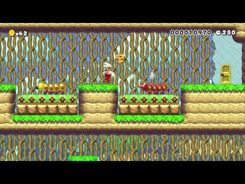 Wiggler Forest 2 by Jason - SUPER MARIO MAKER - NO COMMENTARY 1AT