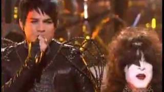 Adam Lambert &amp; Kiss - American Idol - Final - Finale