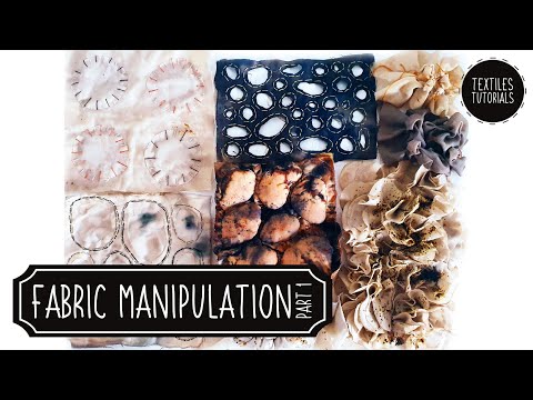 Textiles - Fabric Manipulation with Circles - Part 1