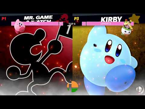 Ravioli (Game & Watch) vs qwertz143 (Kirby) - Aayushivitational