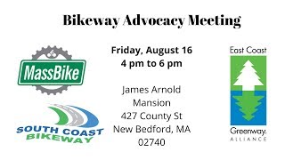 South Coast Bikeway Advocacy Meeting
8/16/19