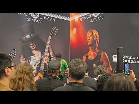 Philip Sayce @ Seymour W. Duncan Booth @ 50 @ The Namm Show -