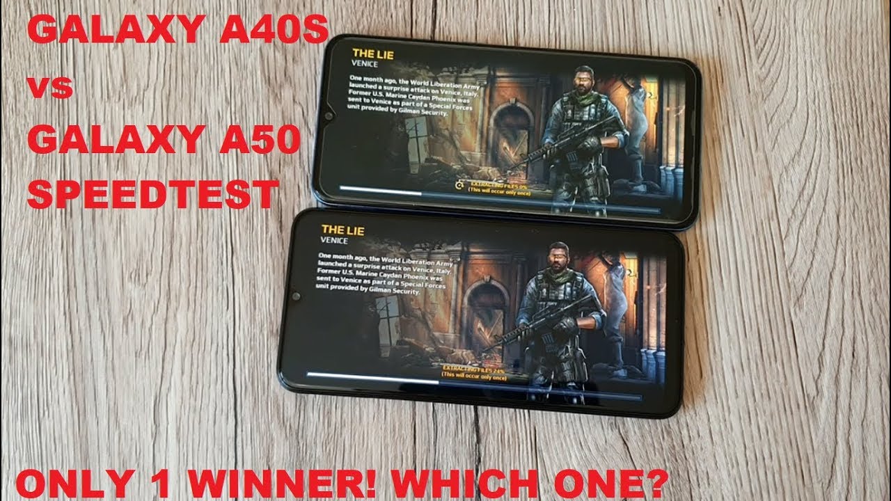 Galaxy A40S VS Galaxy A50 SPEEDTEST ! Only One Winner!