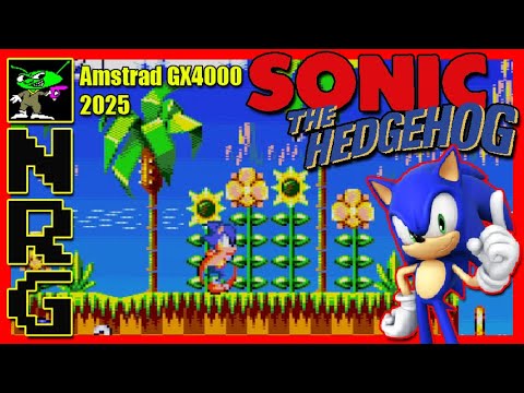 NRG: 5-10 Minutes of Gameplay - Sonic The Hedgehog (Sonic GX) [Amstrad GX4000]