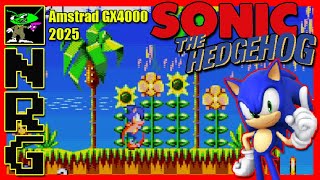 NRG: 5-10 Minutes of Gameplay - Sonic The Hedgehog (Sonic GX) [Amstrad GX4000]