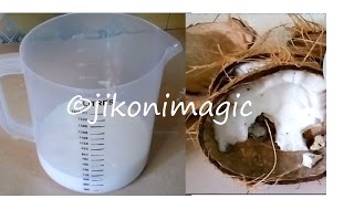 How to Make Homemade Coconut Milk and Cream | Jikoni Magic