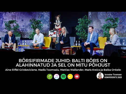 Börsifirmade juhid: Balti börs on alahinnatud ja sel on mitu põhjust