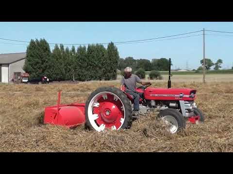 Landb. Debode - Lendelede - Massey Ferguson 135 - Kemper RH410