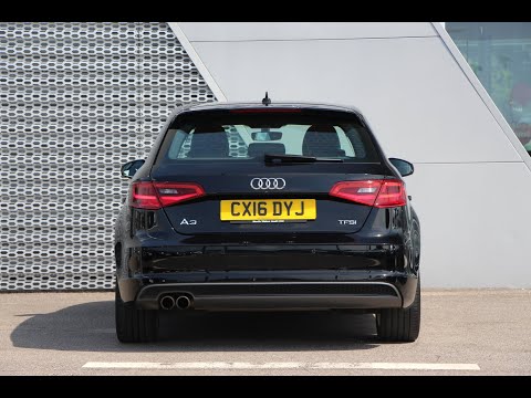 CX16DYJ- AUDI A3 TFSI S LINE NAV BLACK 2016