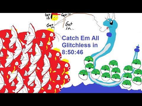 Pokemon Yellow Catch em all Glitchless Classic in 8:50:46 (World Record)