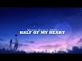 Michael Schulte, ÁSDÍS - Half Of My Heart (Lyrics)