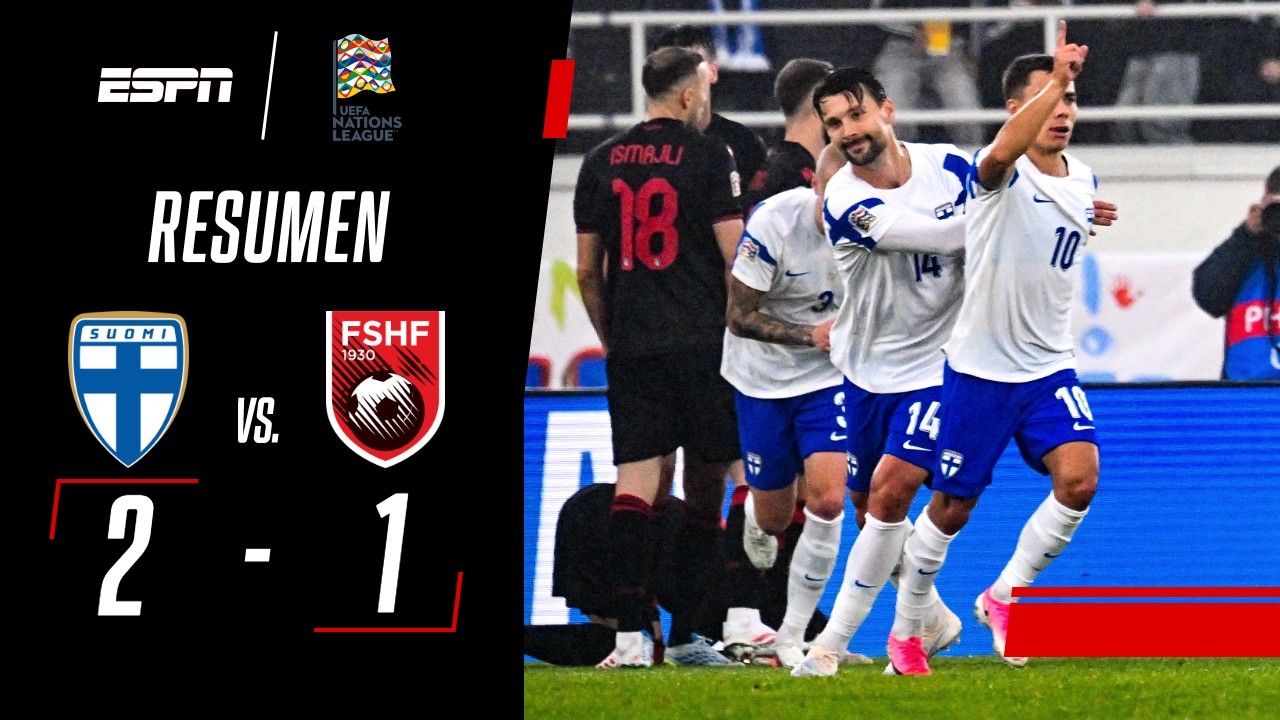 DOBLETE DE WALTA PARA DAR VUELTA LA HISTORIA EN CASA | Finlandia 2-1 Albania | RESUMEN