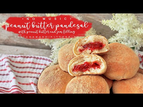 *NO MUSIC* Peanut Butter Pandesal with Peanut Butter & Jelly Filling | Cooking Sounds