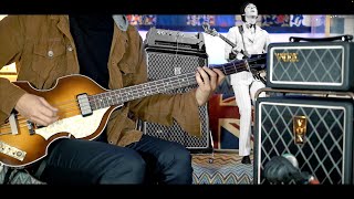 Video thumbnail for Vox Mini Superbeetle Bass Amp VS. Direct In Comparison DEMO with the Beatles MASHUP by Taka Honda Guitar & Music