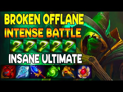 BROKEN OFFLANE - INTENSE BATTLE - INSANE ULTIMATE - FULL TEAM FIGHT - DOTA 2 GAMEPLAY