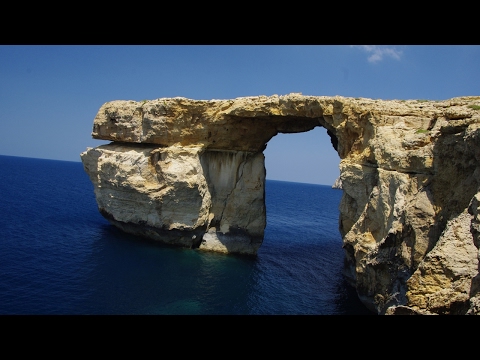 Malta's Azure Window collapsed into the sea