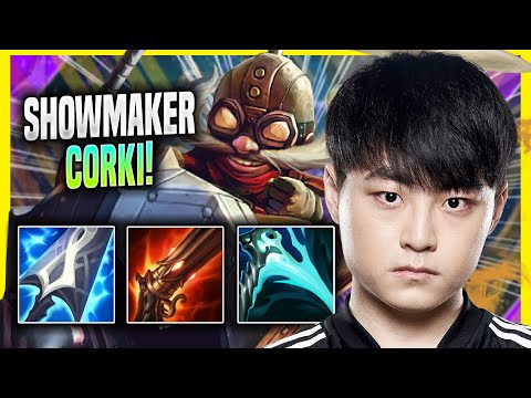 SHOWMAKER IS SO CLEAN WITH CORKI! - DK ShowMaker Plays Corki MID vs Sylas!