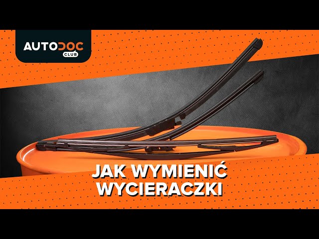 Obejrzyj przewodnik wideo w jaki sposób wymienić Pióra do wycieraczek w CHEVROLET SPARK Box Body / Hatchback (M200, M250)