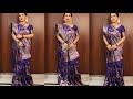 How To Drape Saree In Gujarati Style Saree Style Draping Saree In Traditional Gujarati Style