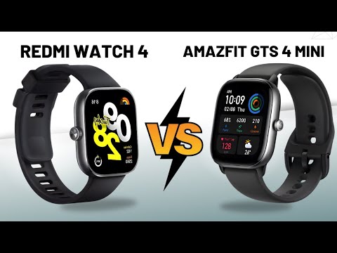 Xiaomi Redmi Watch 4 Vs Amazfit GTS 4 Mini - Qual o Melhor? Comparativo