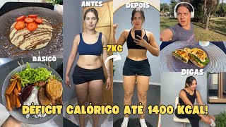 O QUE COMO PARA EMAGRECER | Até 1400kcal | 7kg em 2 meses com essa DIETA!