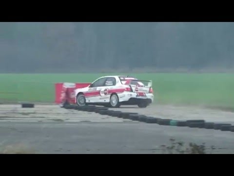 T. Kuciński (Lancer) - VII Runda MOTUL Rallyland Cup (28.11.2015)