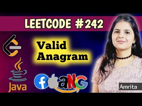 Leetcode 242 Valid Anagram Java Solution Easy String Problem