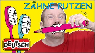 Putz deine Zähne | Daily Routines Story and Song | Steve and Maggie Deutsch