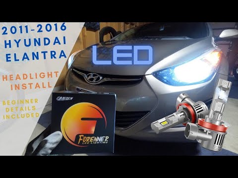2011-2016 Hyundai Elantra Headlight Replacement | Beginner Friendly!