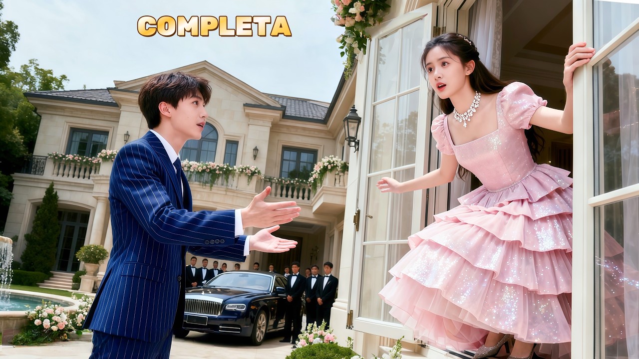 🍑A garota pula da janela para escapar do ex-namorado, mas o CEO a pega e eles se apaixonam!#kdrama