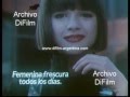 Araceli Gonzalez En La Publicidad De Carefree 1990