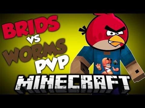 Minecraft BRIDS NEST PVP "DAT ANGRY BIRD" w/ Preston, Nooch & Kenny
