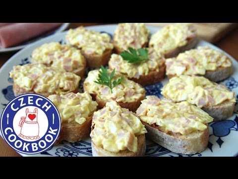 Ham Spread Recipe - Šunková pomazánka - Czech Cookbook