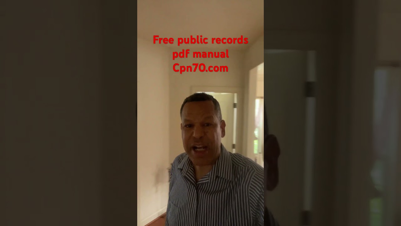 Cpn number public records manual Free