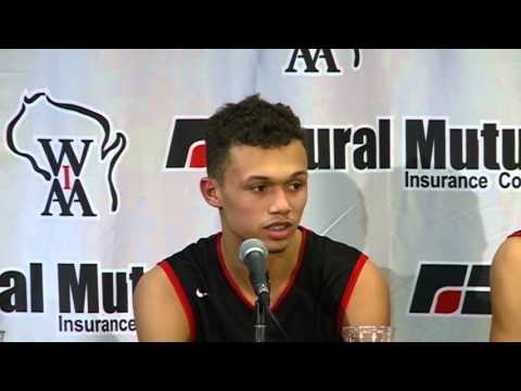 3/18/16 -   Boys Basketball - Central 45, Kaukauna 72