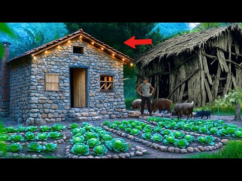 Young chef leaves the city to build a rural home – Hunting and cooking wild mountain food