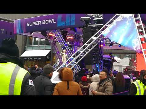 吴亦凡登台 2018 Super Bowl Live(超级碗) - Minneapolis