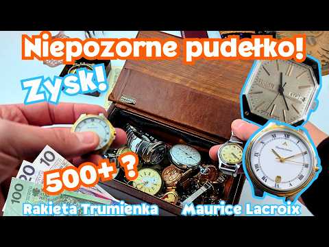 Z Małego pudełka Duży Zysk! Maurice Lacroix Znaleziony! Zegarek trumna? Czysty Zysk! Giełda staroci