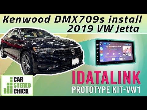Kenwood DMX709s Install 2019 VW Jetta with iDatalink ADS-MRR plus NEW iDatalink KIT-VW1 Prototype!!
